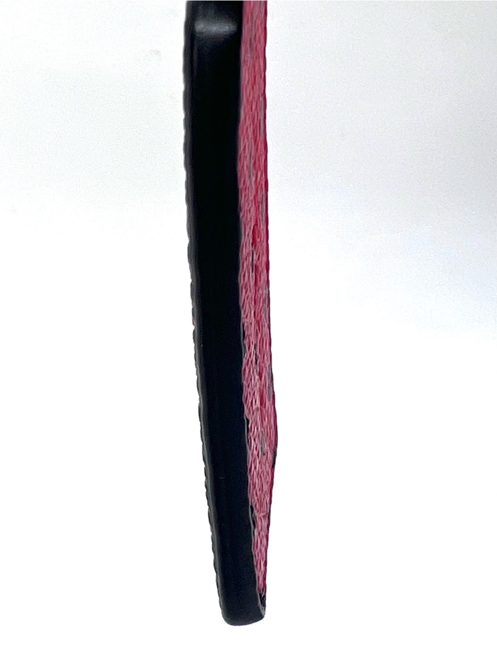 Coach Red Black Polka Dot Leather Hangtag Bag Charm Key Fob Rare Replacement - Picture 5 of 11